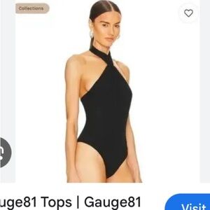 Gague 81 Nashvi Bodysuit Black L NWT